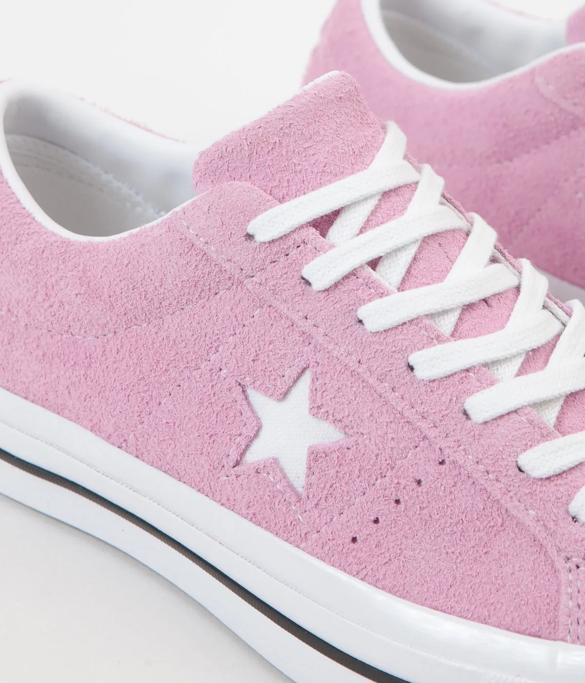 Converse One Star Ox Shoes - Light Orchid / White / Black