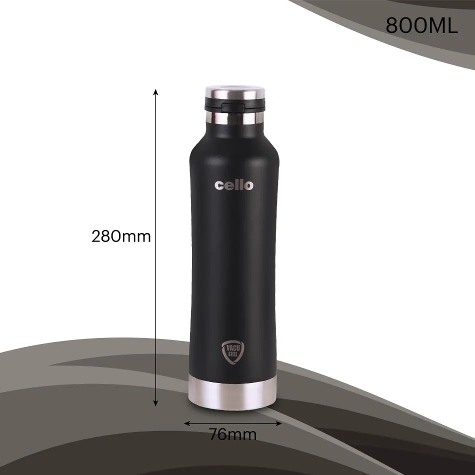 Duro One Touch Flask, Vacusteel Water Bottle 800ml