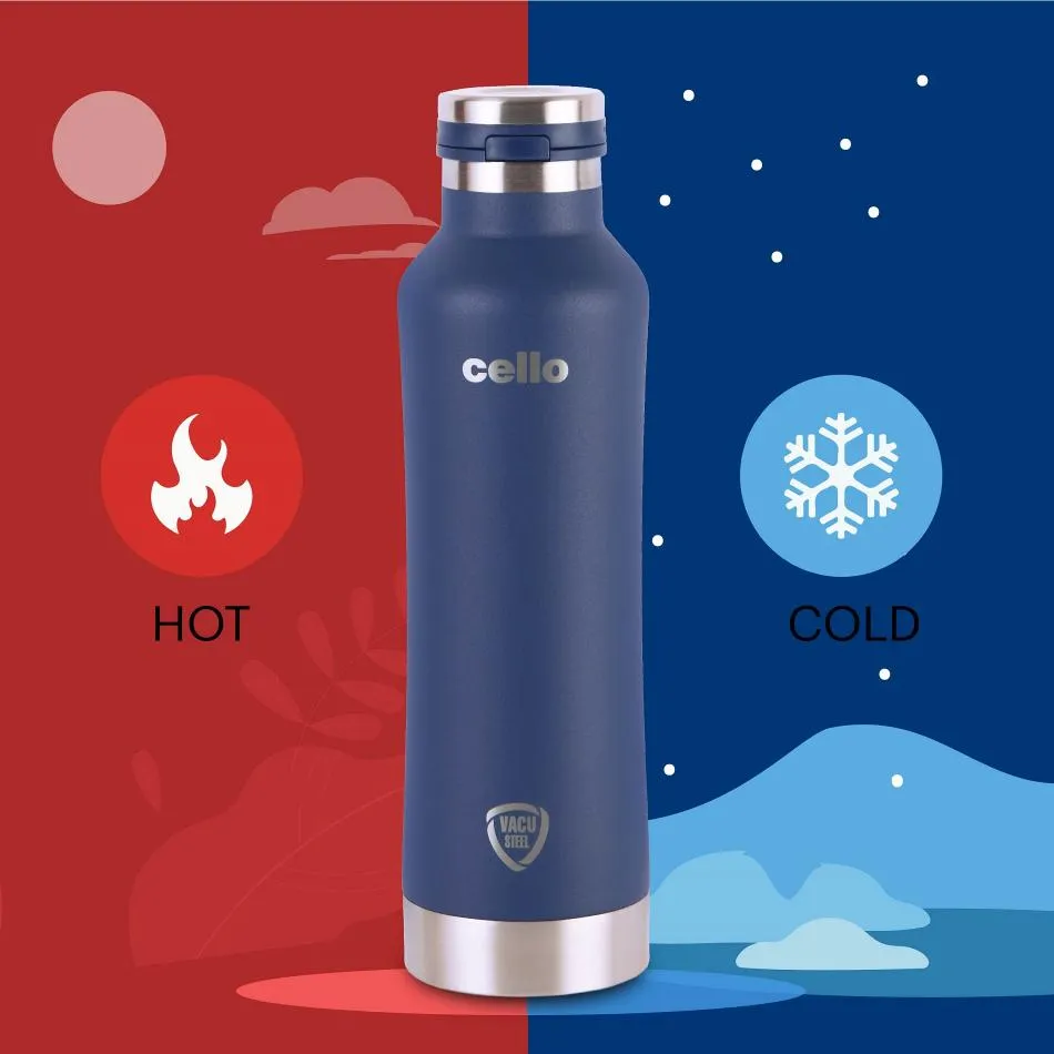 Duro One Touch Flask, Vacusteel Water Bottle 800ml