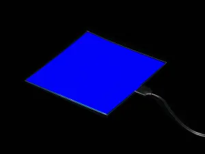 Electroluminescent (EL) Panel - 10cm x 10cm Blue