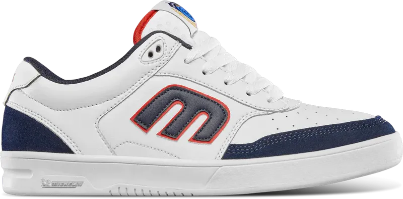 ETNIES The Aurelien Michelin Shoes White/Navy/Red