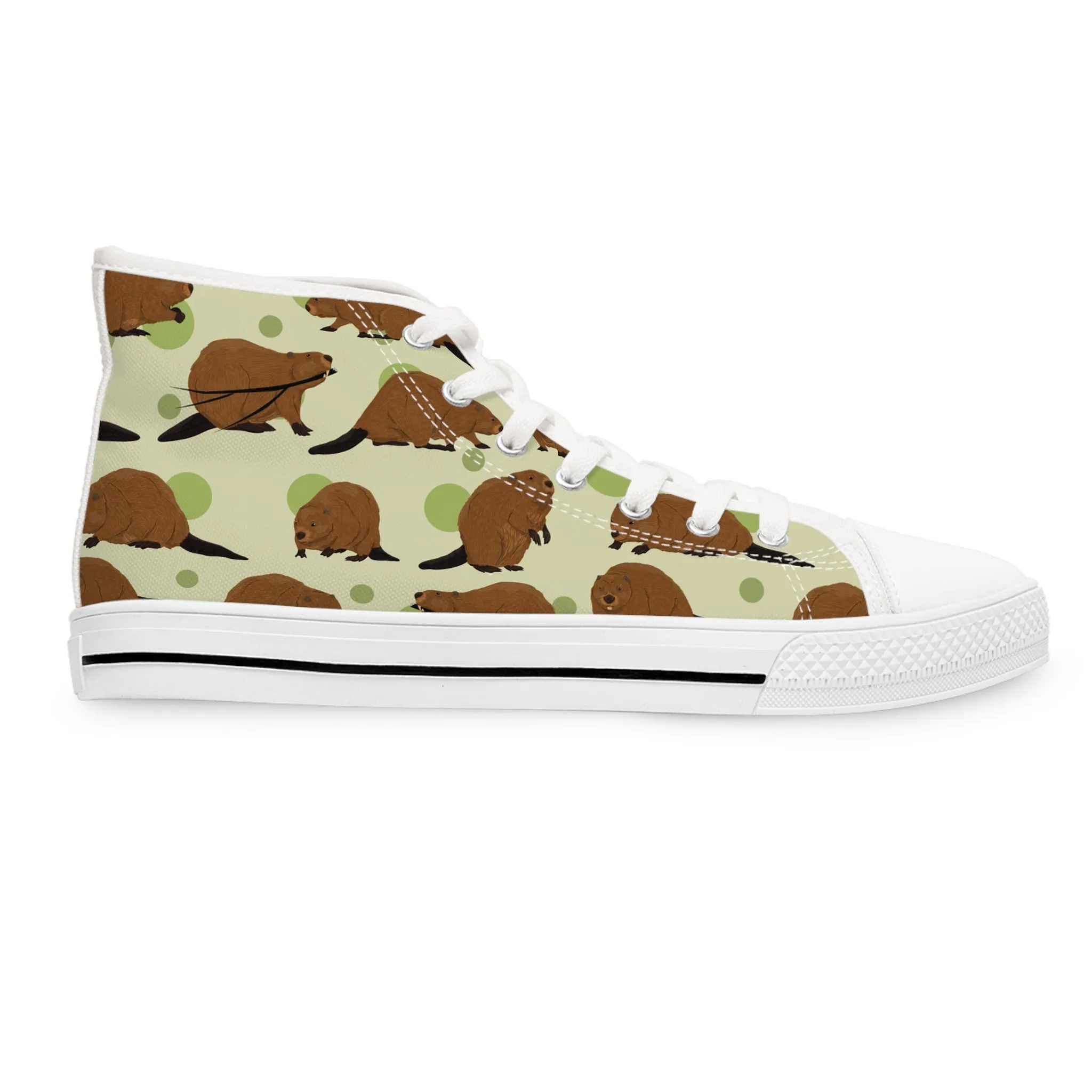 Eurasian Beaver Women's High Top Sneakers