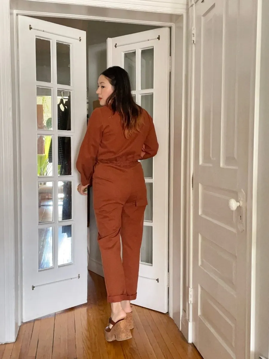 Eve Gravel Lucy Jumpsuit - Cream or Terracotta (Online Exclusive)