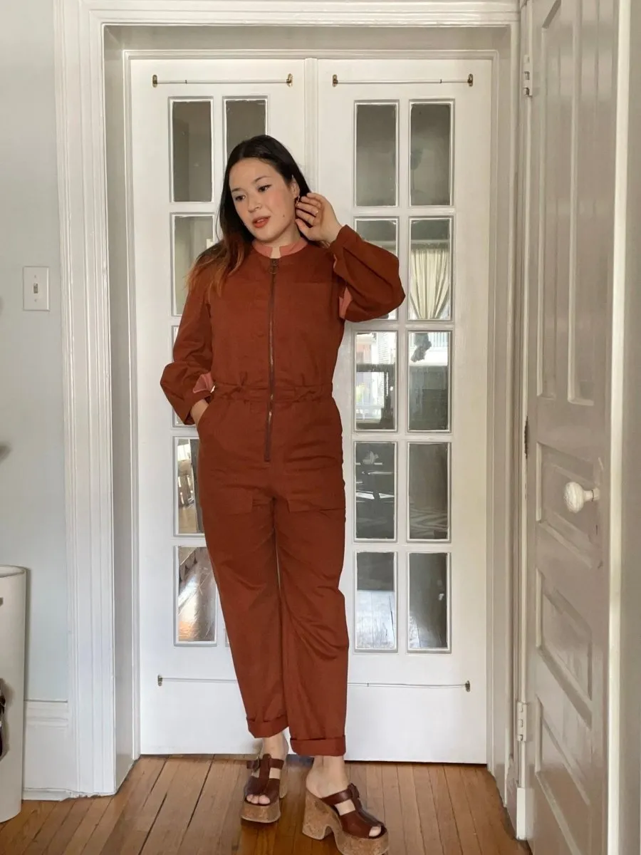 Eve Gravel Lucy Jumpsuit - Cream or Terracotta (Online Exclusive)