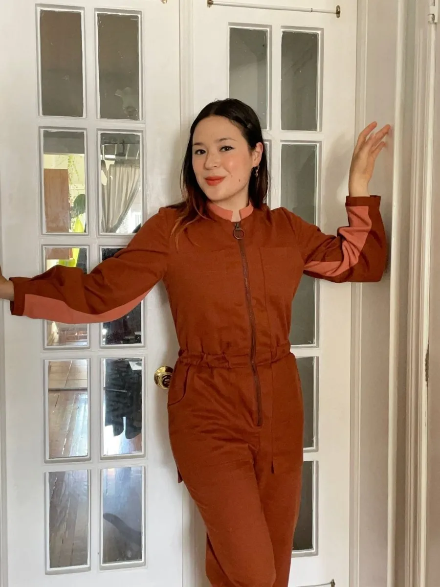 Eve Gravel Lucy Jumpsuit - Cream or Terracotta (Online Exclusive)