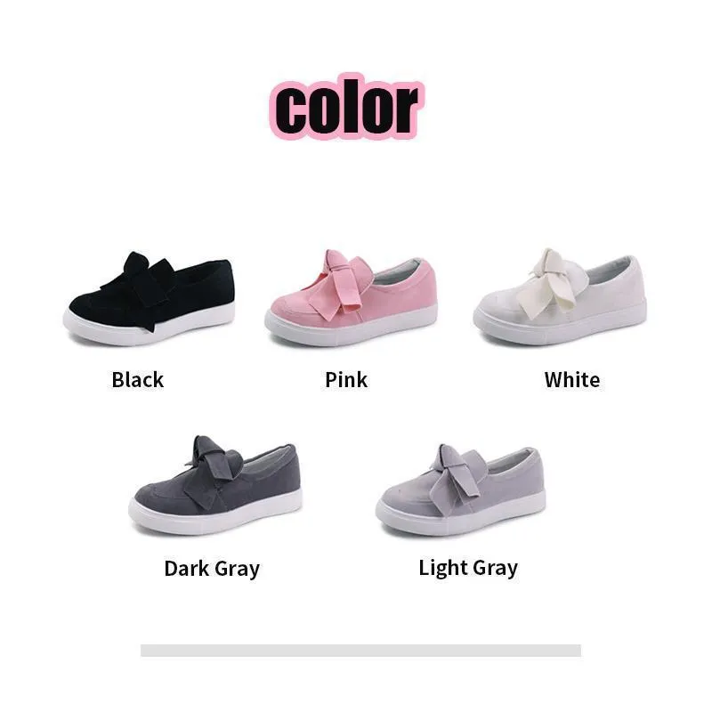 Female Summer Bow Canvas Shoes