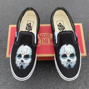 Friday the 13th Jason Custom Vans Sneakers - Custom Vans Shoes