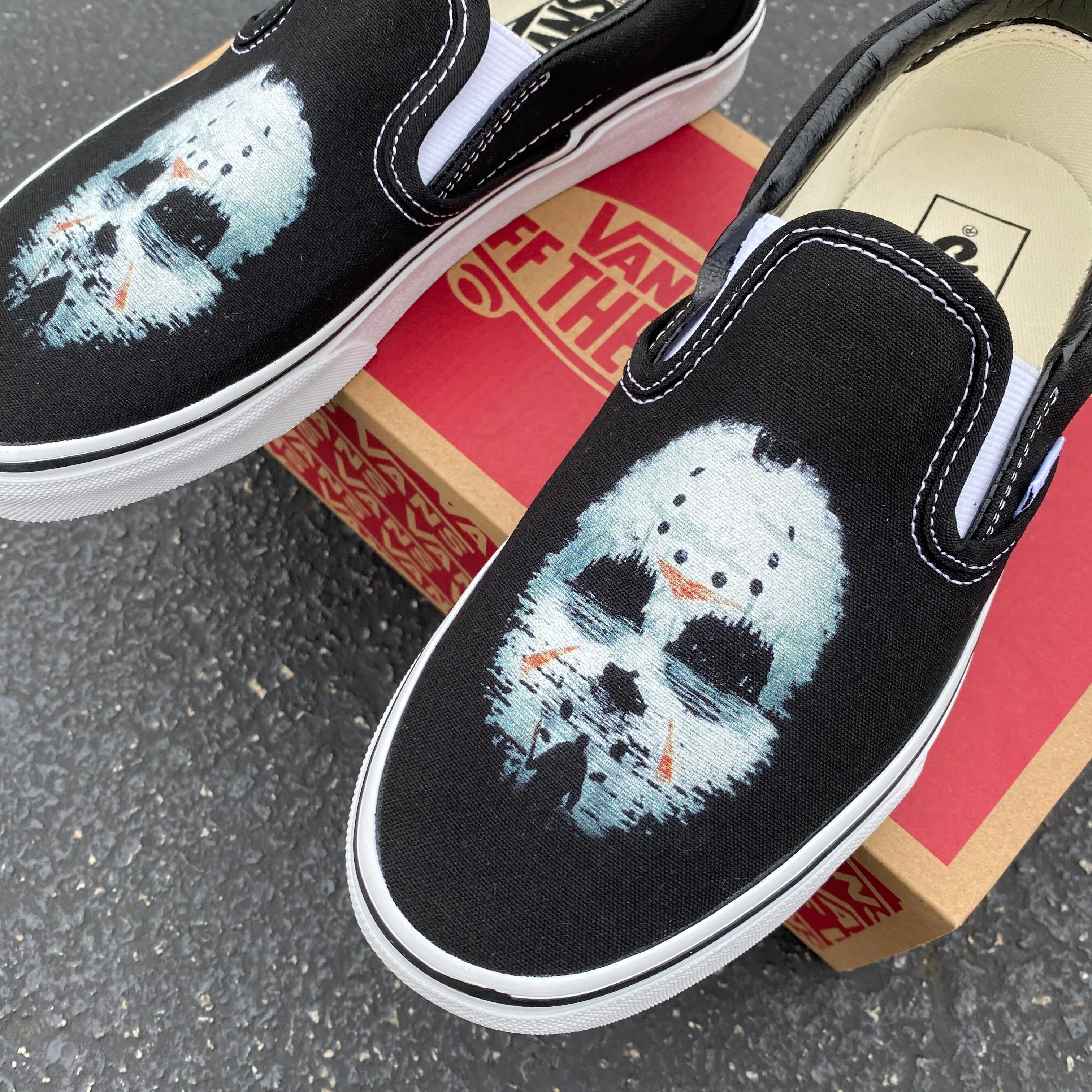 Friday the 13th Jason Custom Vans Sneakers - Custom Vans Shoes