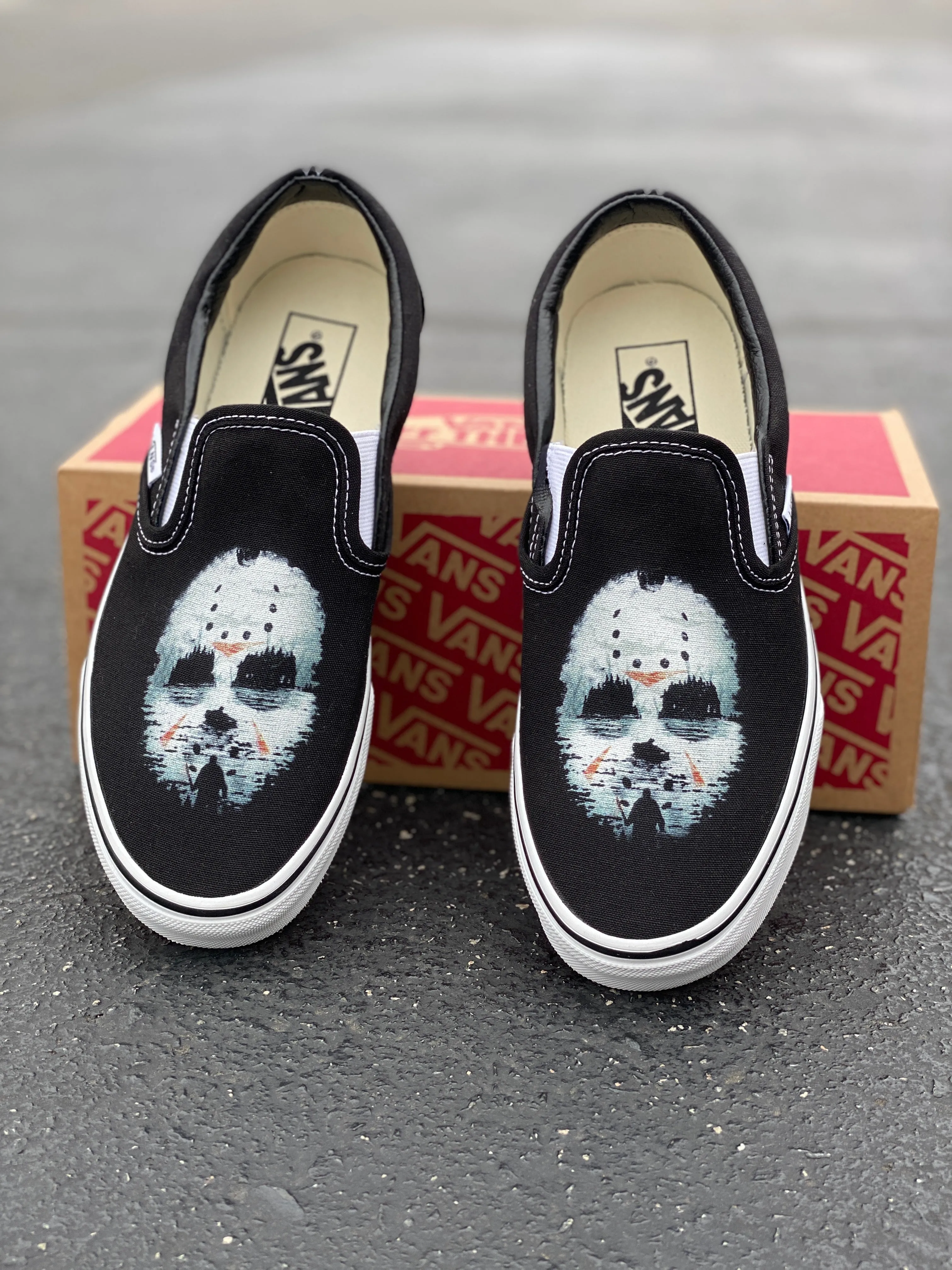 Friday the 13th Jason Custom Vans Sneakers - Custom Vans Shoes