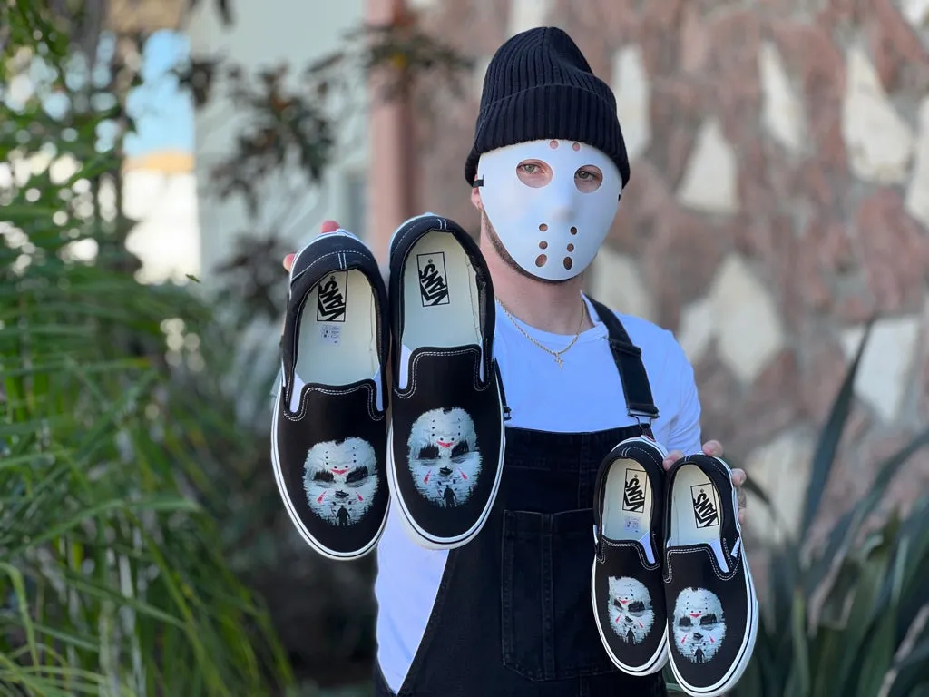 Friday the 13th Jason Custom Vans Sneakers - Custom Vans Shoes