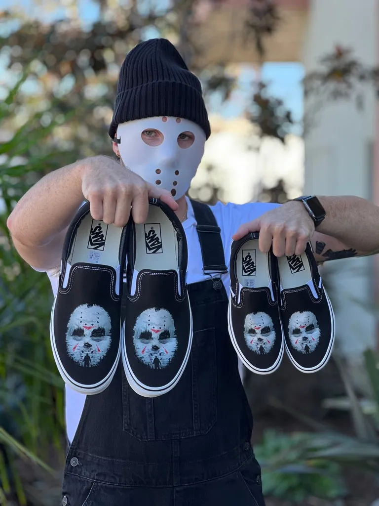 Friday the 13th Jason Custom Vans Sneakers - Custom Vans Shoes