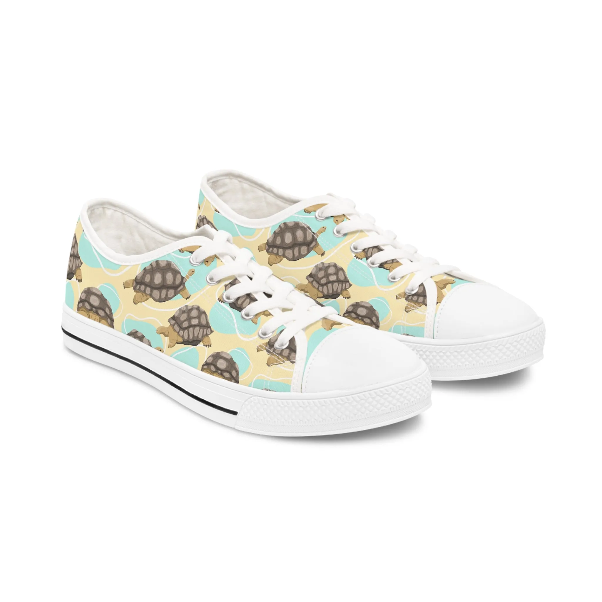 Galapagos Tortoise Women's Low Top Sneakers