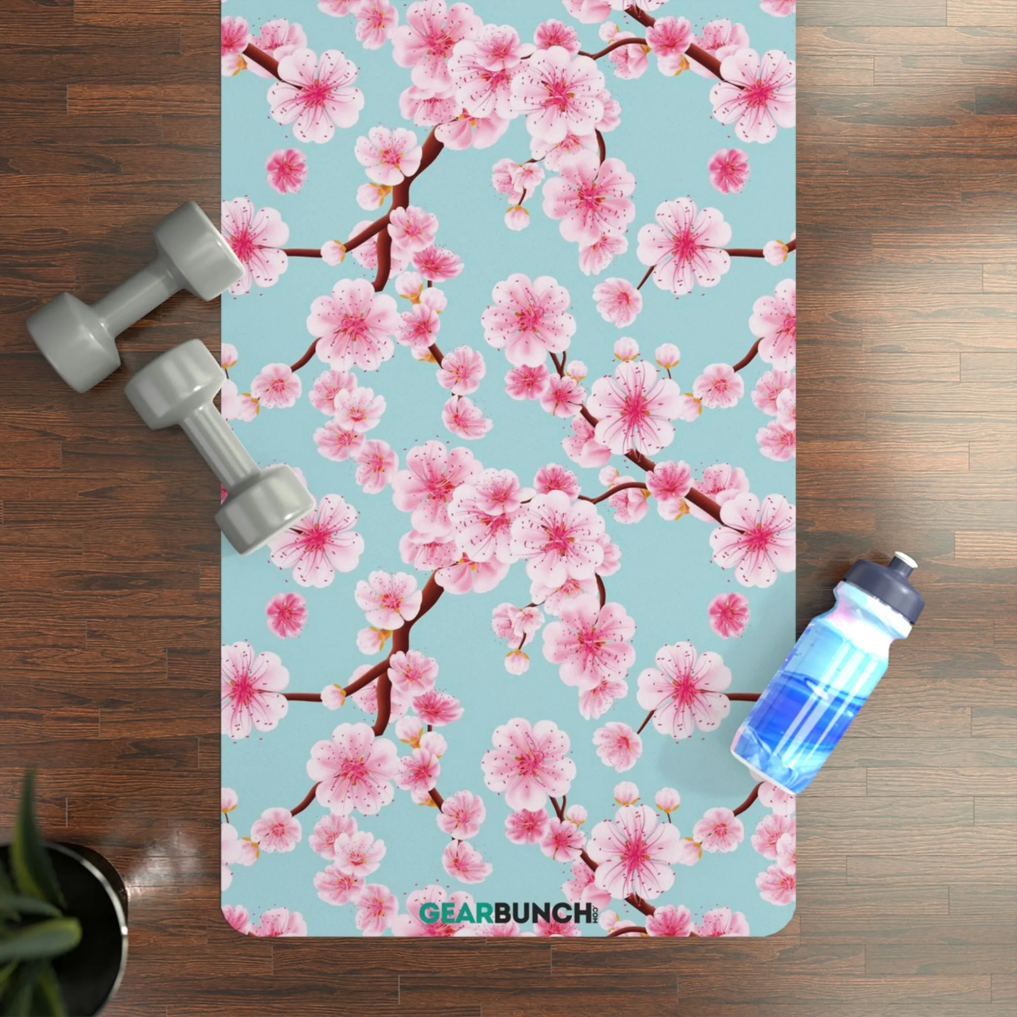 GearBunch Japanese Cherry Blossom Yoga Mat