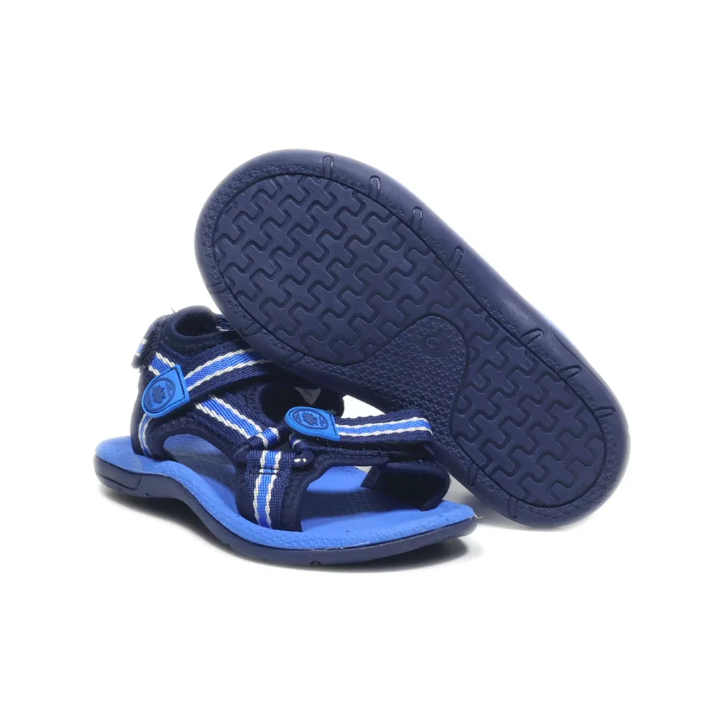 George Flat Sandals Canvas Blue Colour For Kids