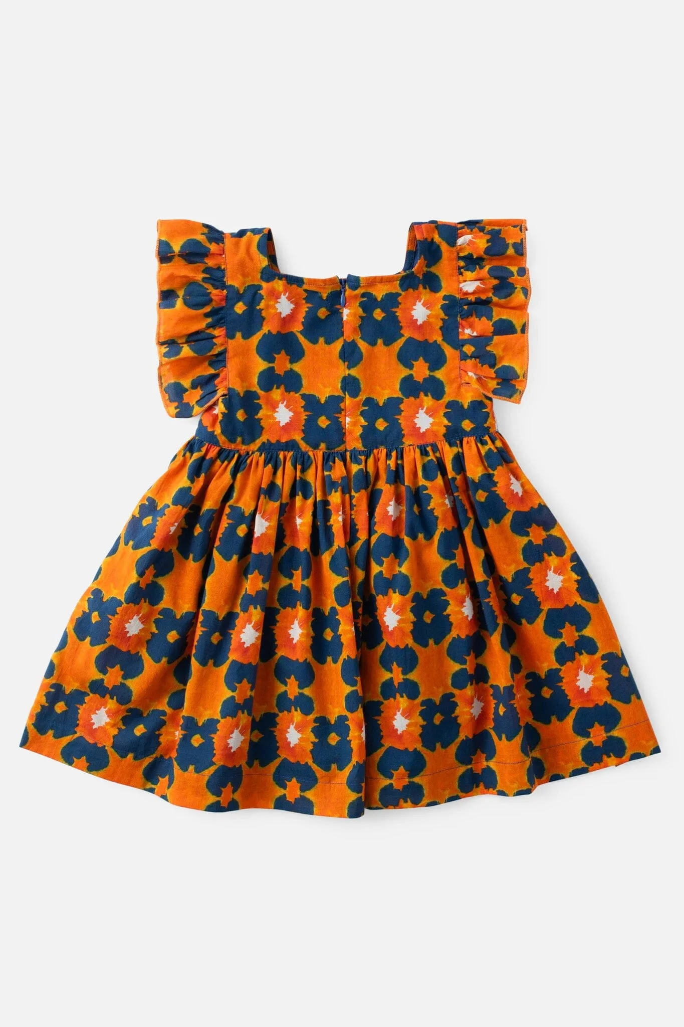 Girls Maya Flutter Sleeve Dress - Tie Dye (Sizes 2-6)