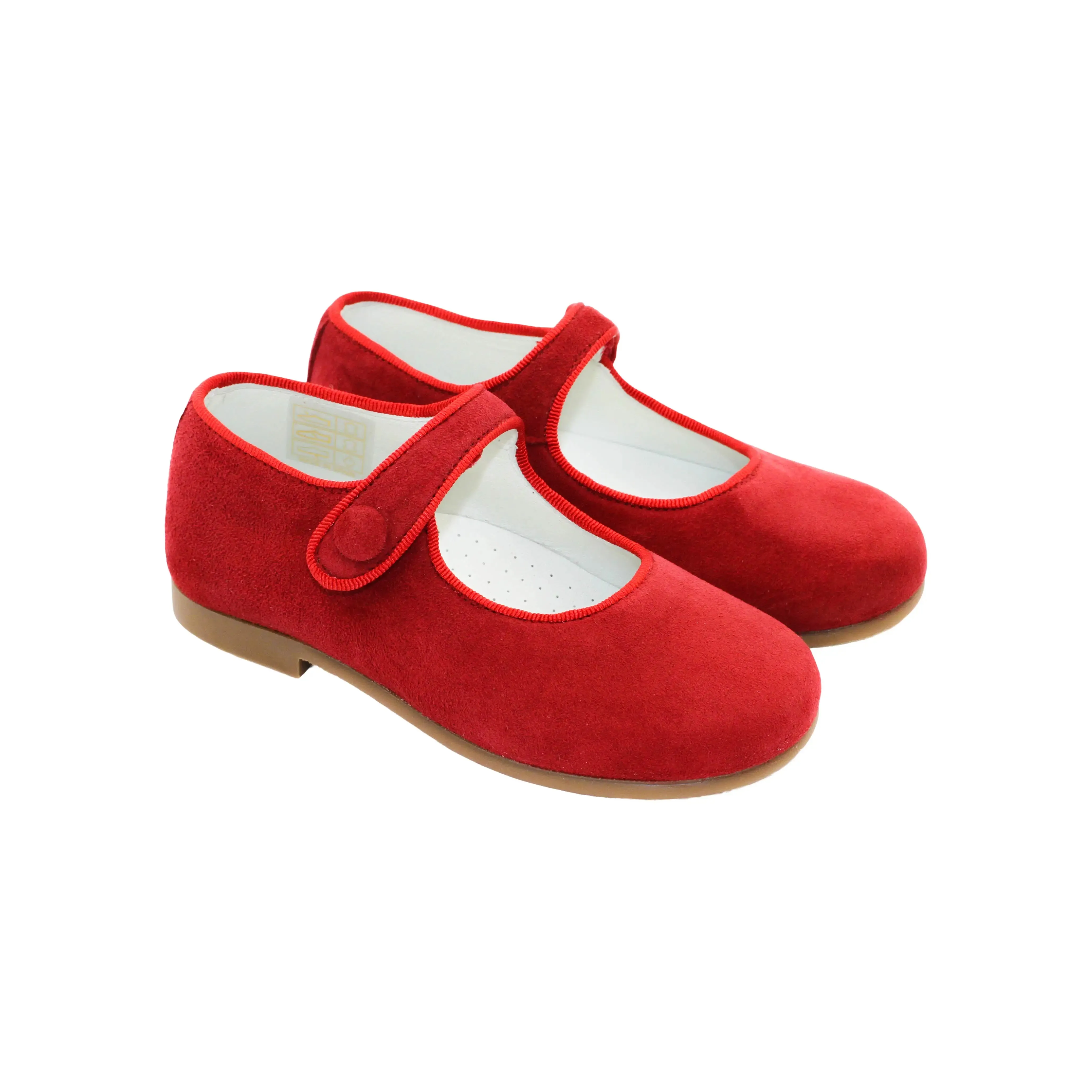 Giselle- Red Suede Mary Jane Shoes