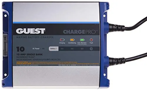 Guest On-Board Battery Charger 10A / 12V; 1 Bank; 120V Input, 2710A