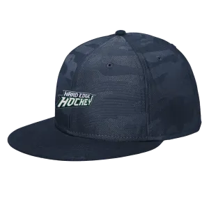 Hard Edge Hockey New Era Camo Flat Bill Snapback Cap