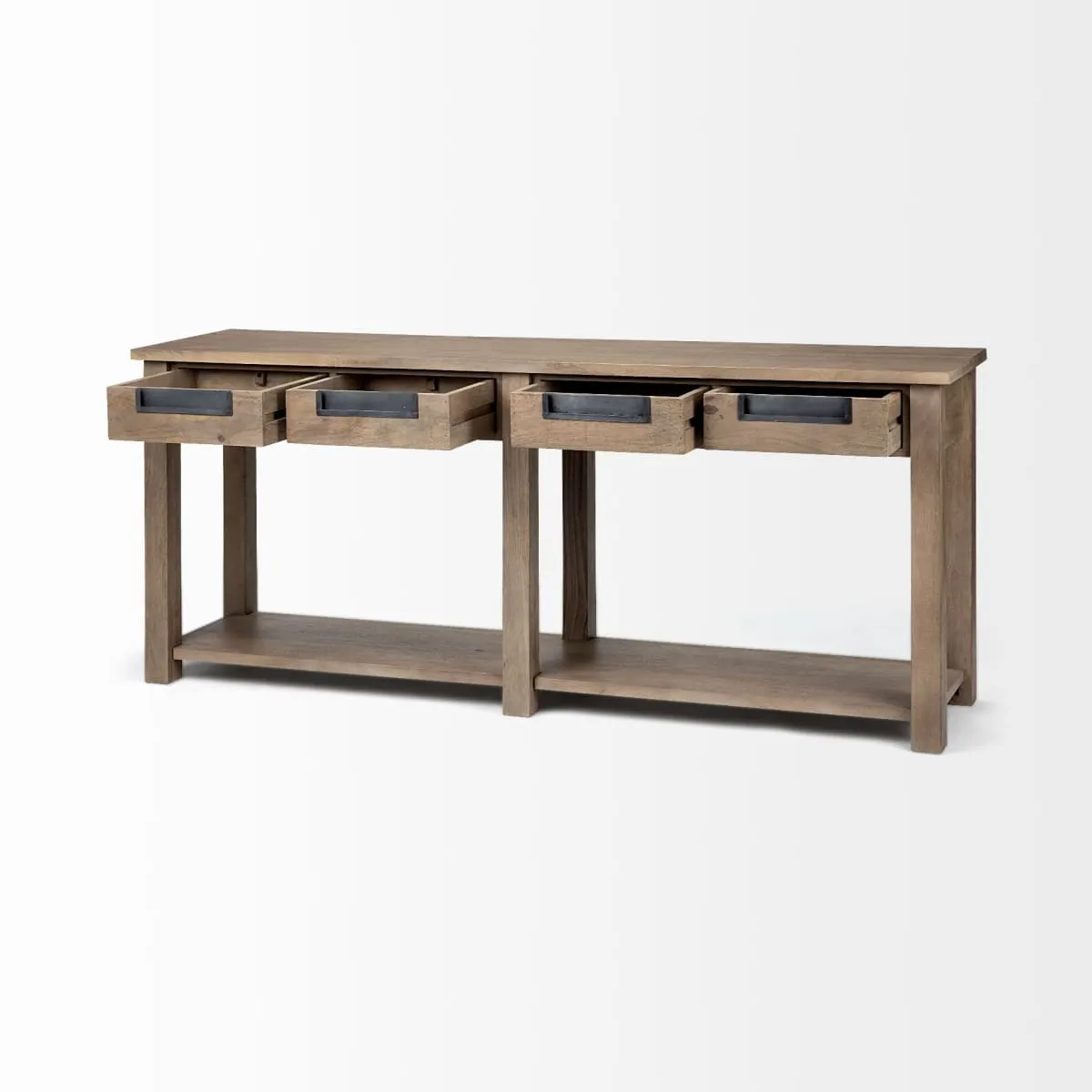 Harrelson Console Table Brown Wood