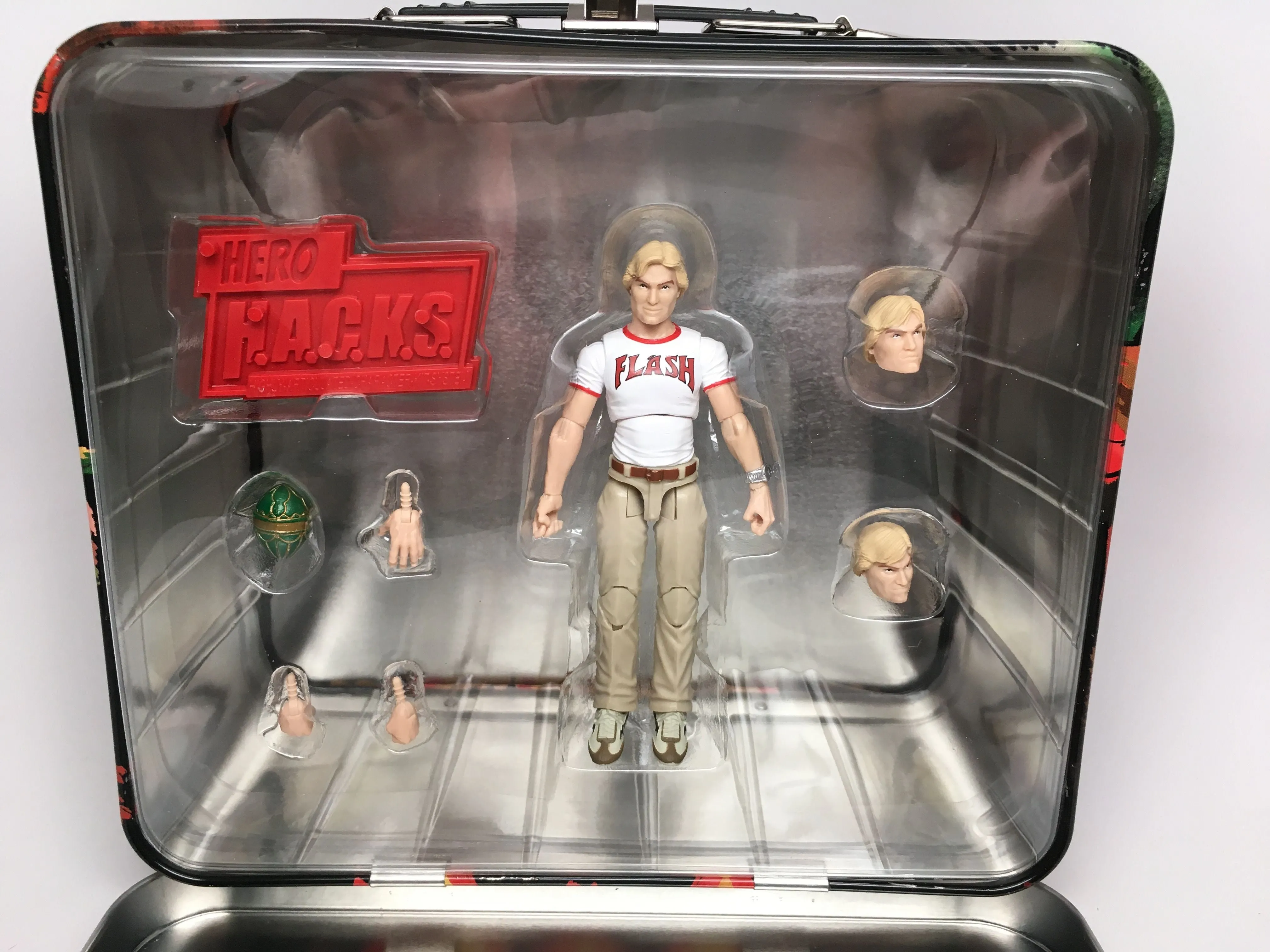 Hero H.A.C.K.S. Flash Gordon Movie Action Figure & Lunchbox -WHOLESALER