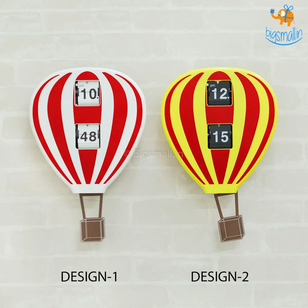 Hot Air Balloon Flip Clock