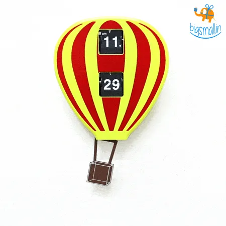 Hot Air Balloon Flip Clock