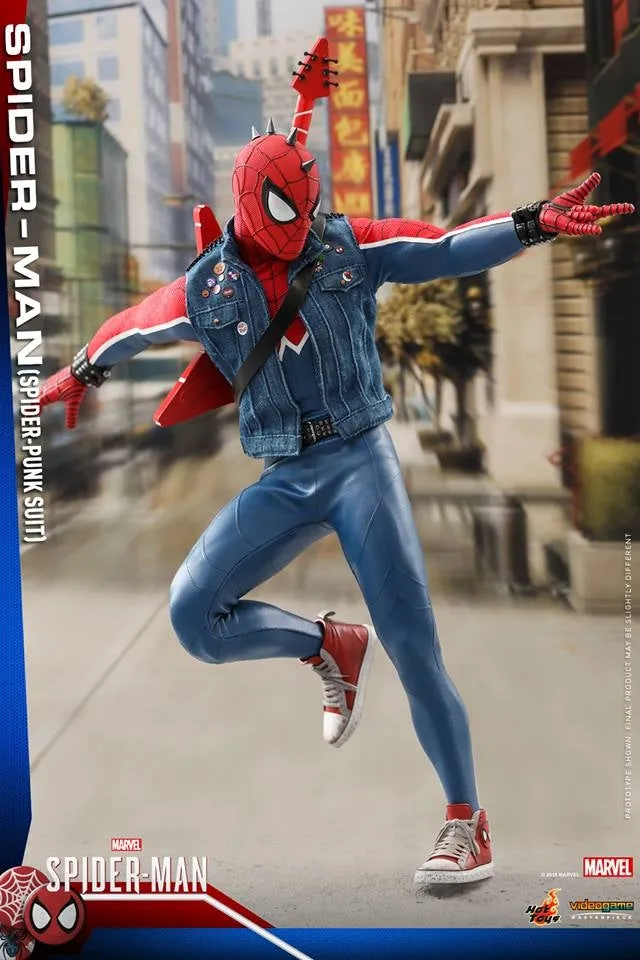 Hot Toys - VGM32 - Marvel's Spider-Man - 1/6th scale Spider-Man (Spider-Punk Suit) Collectible Figure