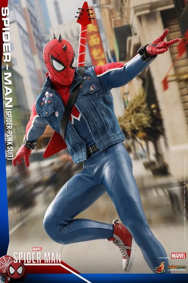 Hot Toys - VGM32 - Marvel's Spider-Man - 1/6th scale Spider-Man (Spider-Punk Suit) Collectible Figure