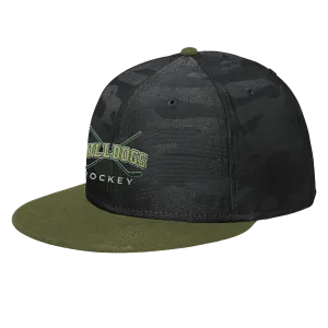 HVM Bulldogs New Era Camo Flat Bill Snapback Cap