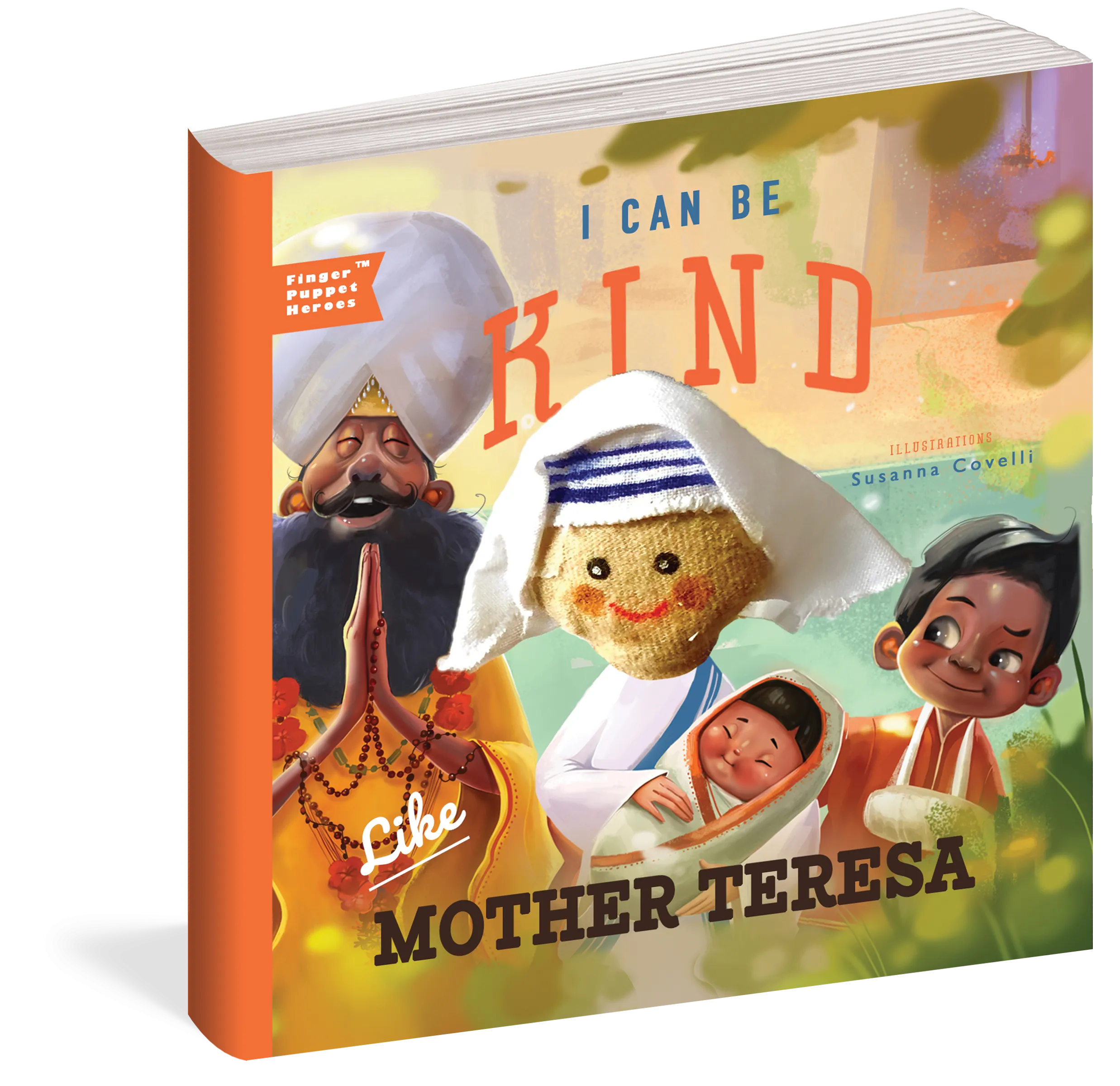 I Can Be Kind Like Mother Teresa Finger Puppet Book