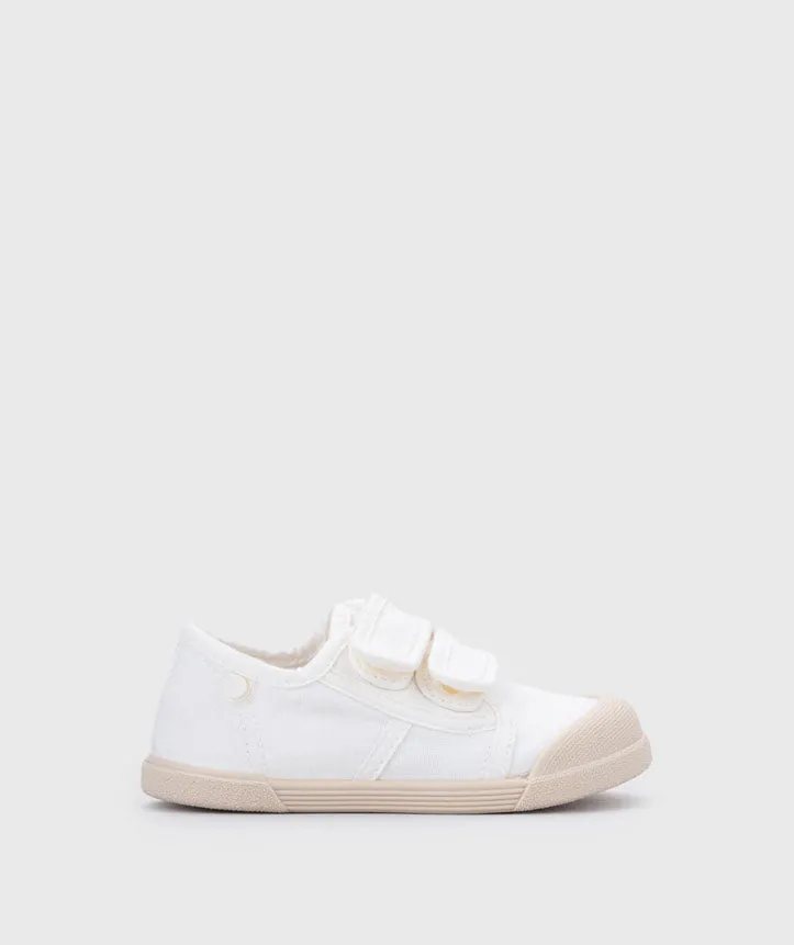 Igor Boy's and Girl's Lona V Shoes, Blanco