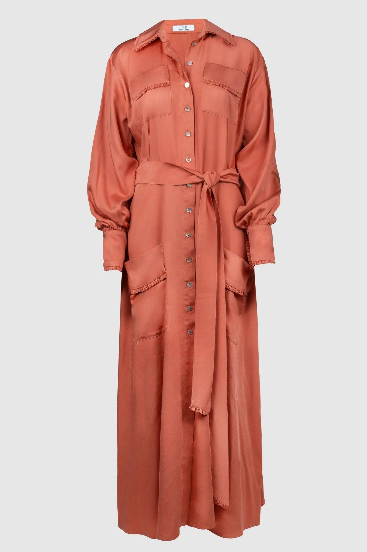 Isabella Maxi Shirt-Dress, 3 colors