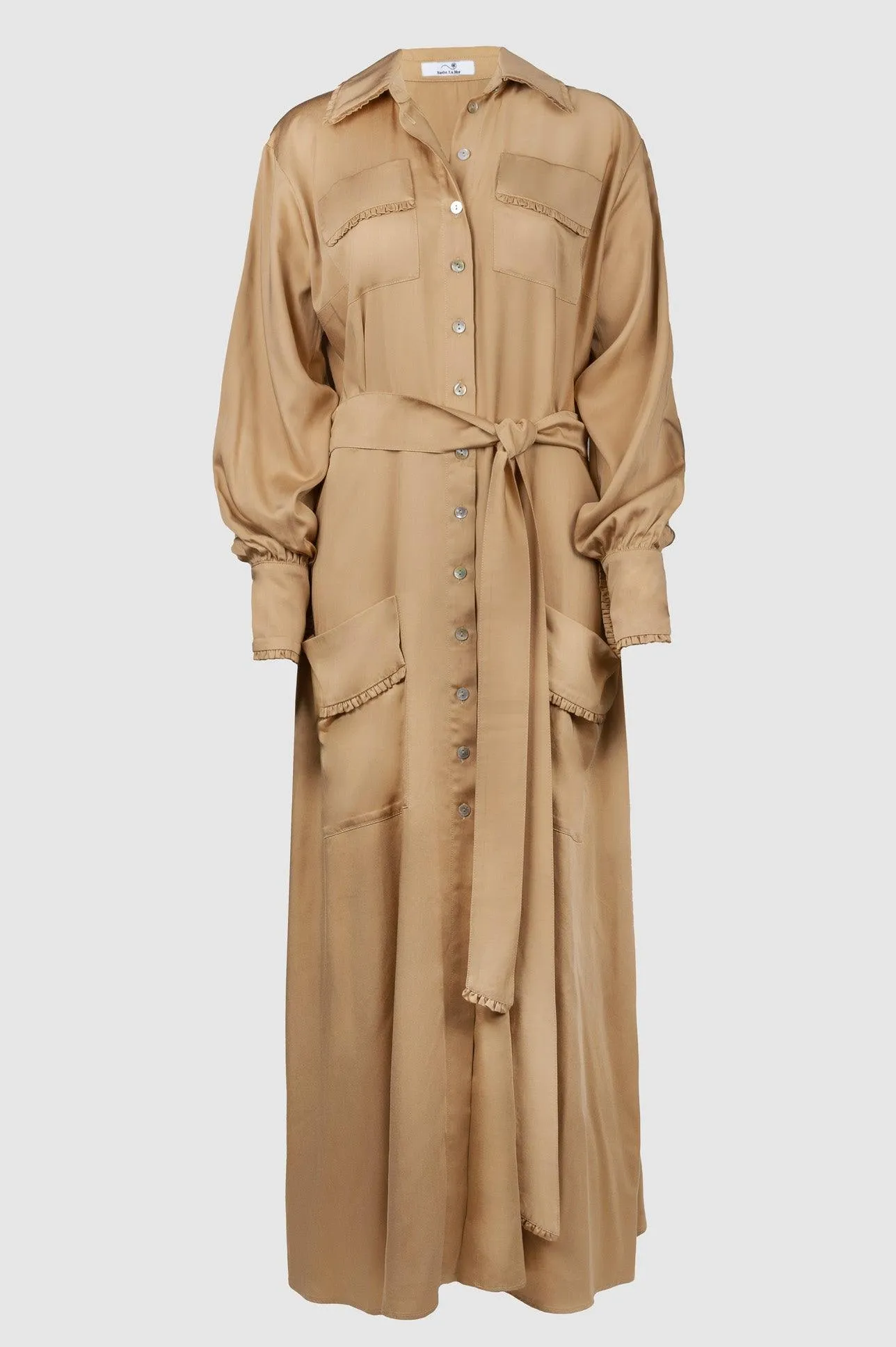 Isabella Maxi Shirt-Dress, 3 colors