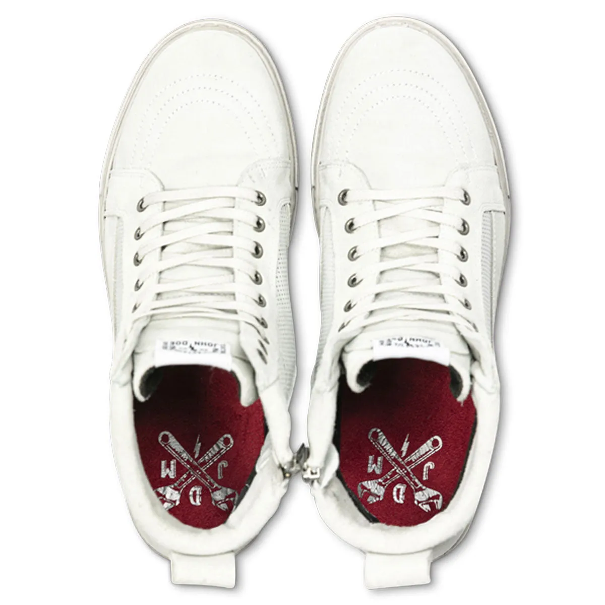 John Doe Neo Riding Sneakers White / White