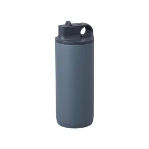 Kinto Active Tumbler Sports Water Bottle 600ml - Blue Grey