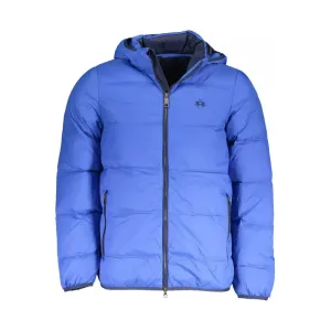 La Martina Blue Polyamide Men's Jacket