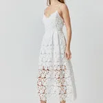 Lace Cami Midi Dress