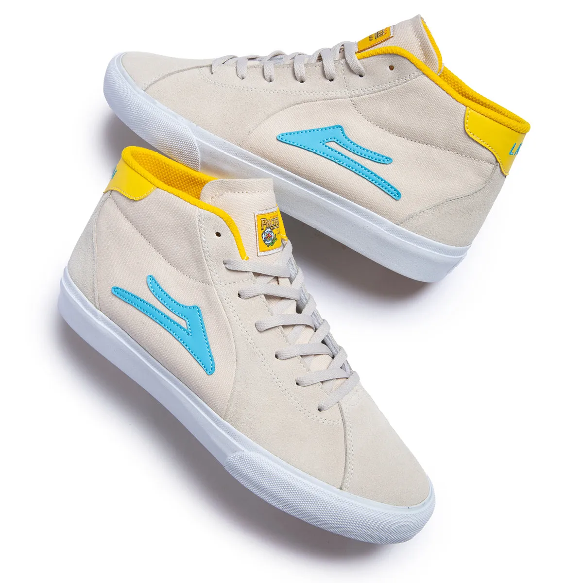 Lakai Shoes Flaco II Mid - Cream Suede