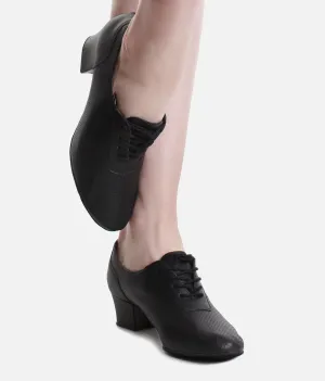 Leather Lace-Up Ballroom Shoe, Practice Shoes - BL54