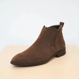 LEXUS Unisex Brown Chelsea Boots