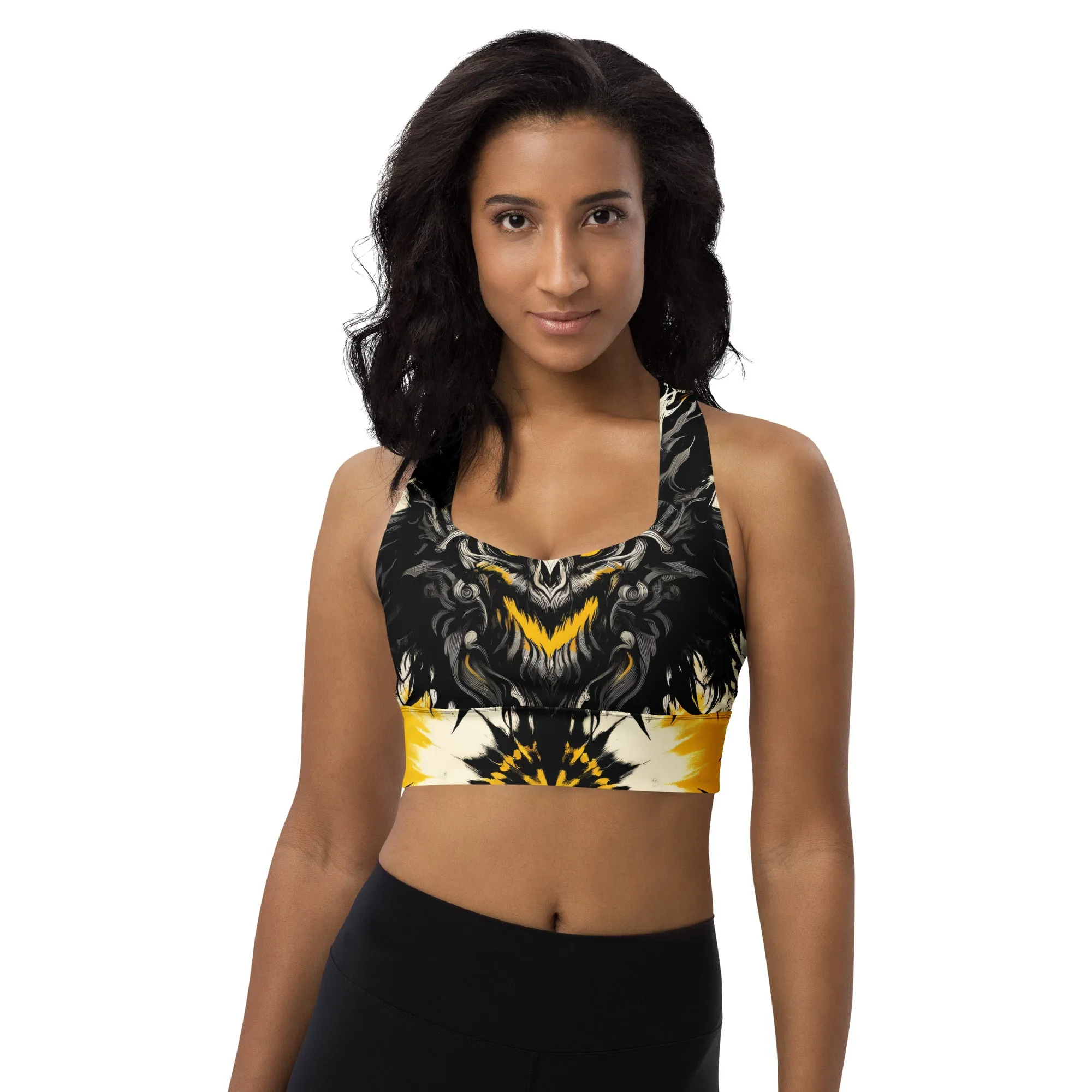 Longline Sports Bra Gilded Shadow