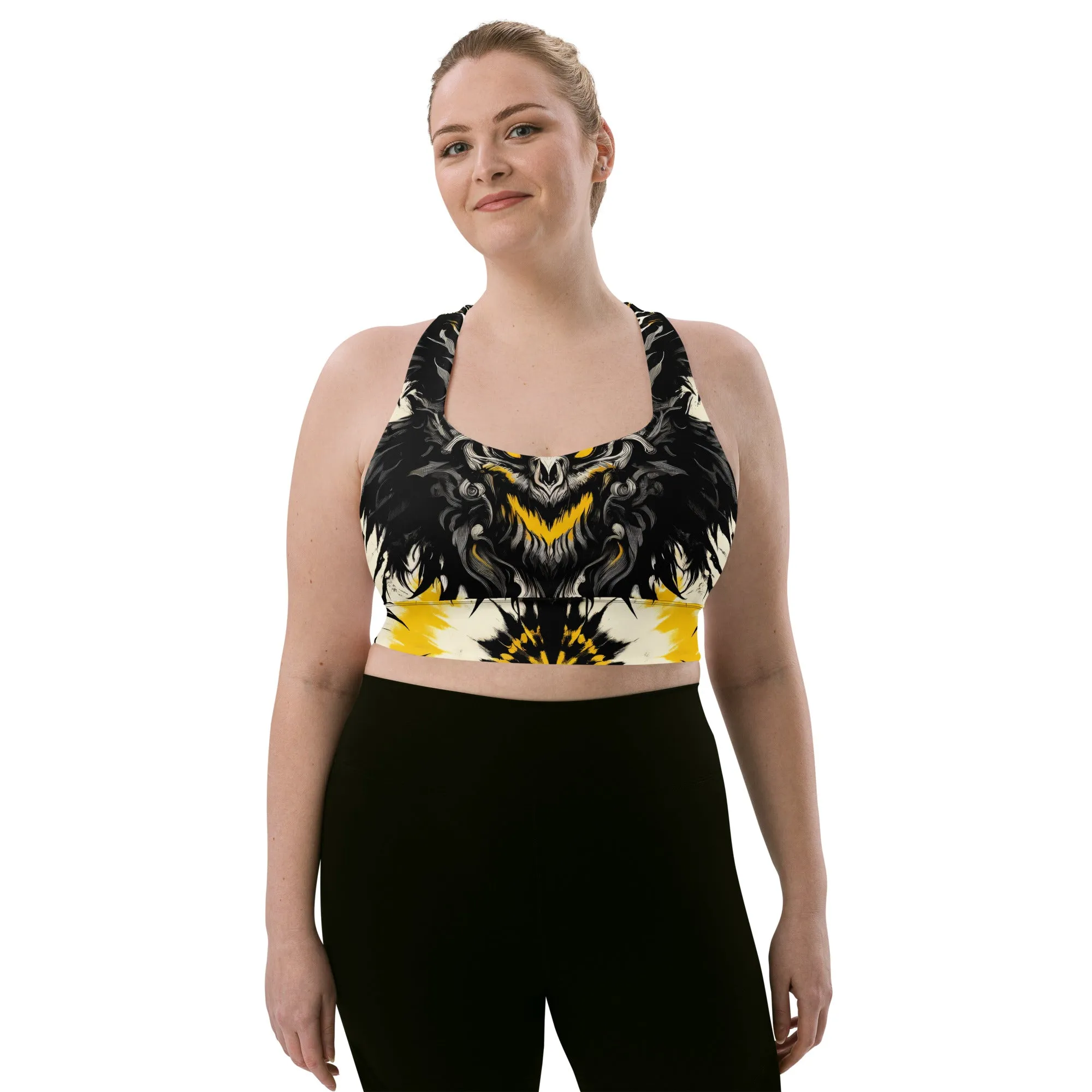 Longline Sports Bra Gilded Shadow