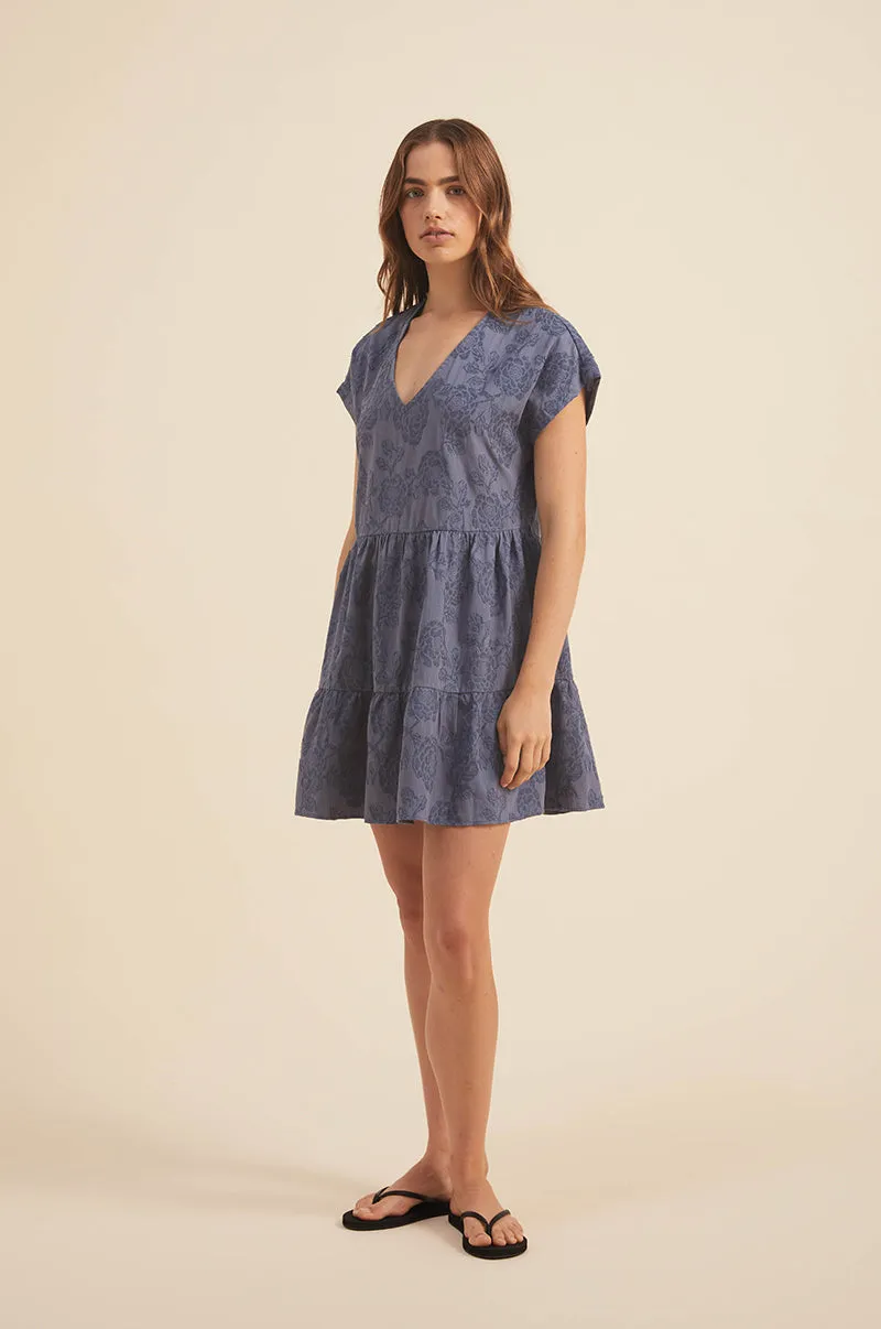 MAIA Dress - twilight cotton blend