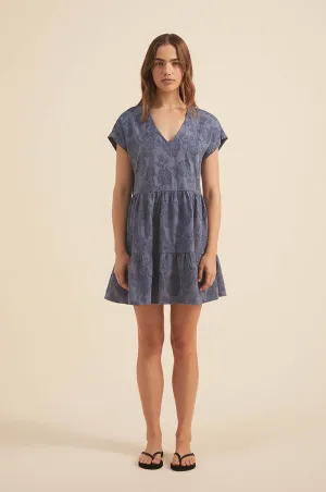 MAIA Dress - twilight cotton blend