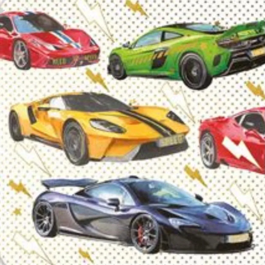 Male Birthday - Pizazz Super Cars