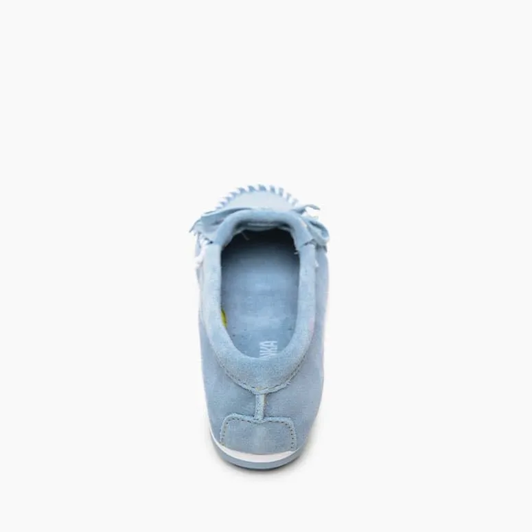 'Minnetonka' Women's Kilty Plus Moccasin - Hydrangea Blue