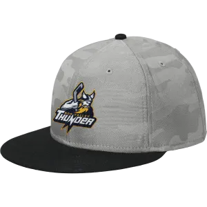 Mon Valley Thunder New Era Camo Flat Bill Snapback Cap