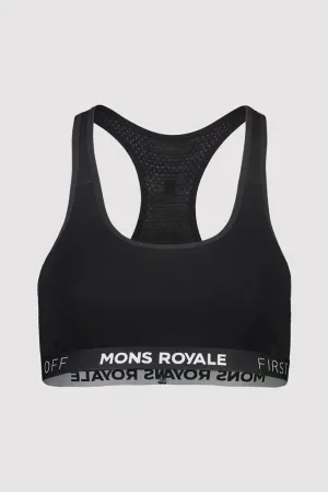 Mons Royale Sierra Sports Bra - Black