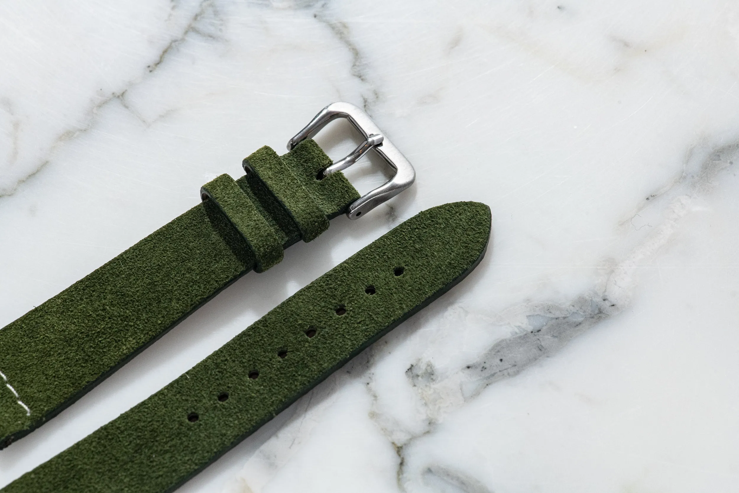 Montserrat Green II Suede Strap