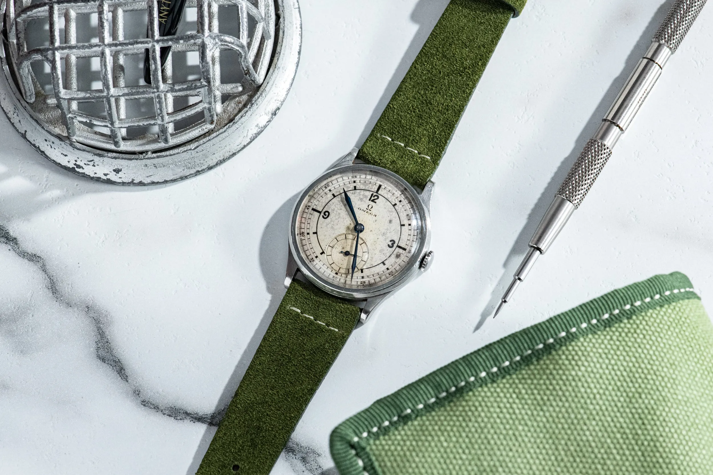 Montserrat Green II Suede Strap